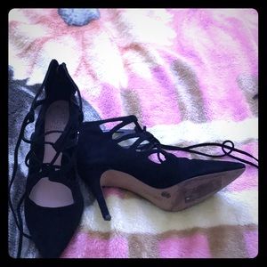 Black Suede Heels
